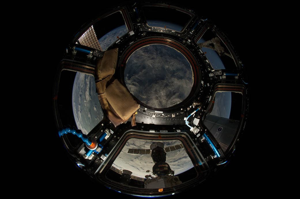 The view from the International Space Station cupola